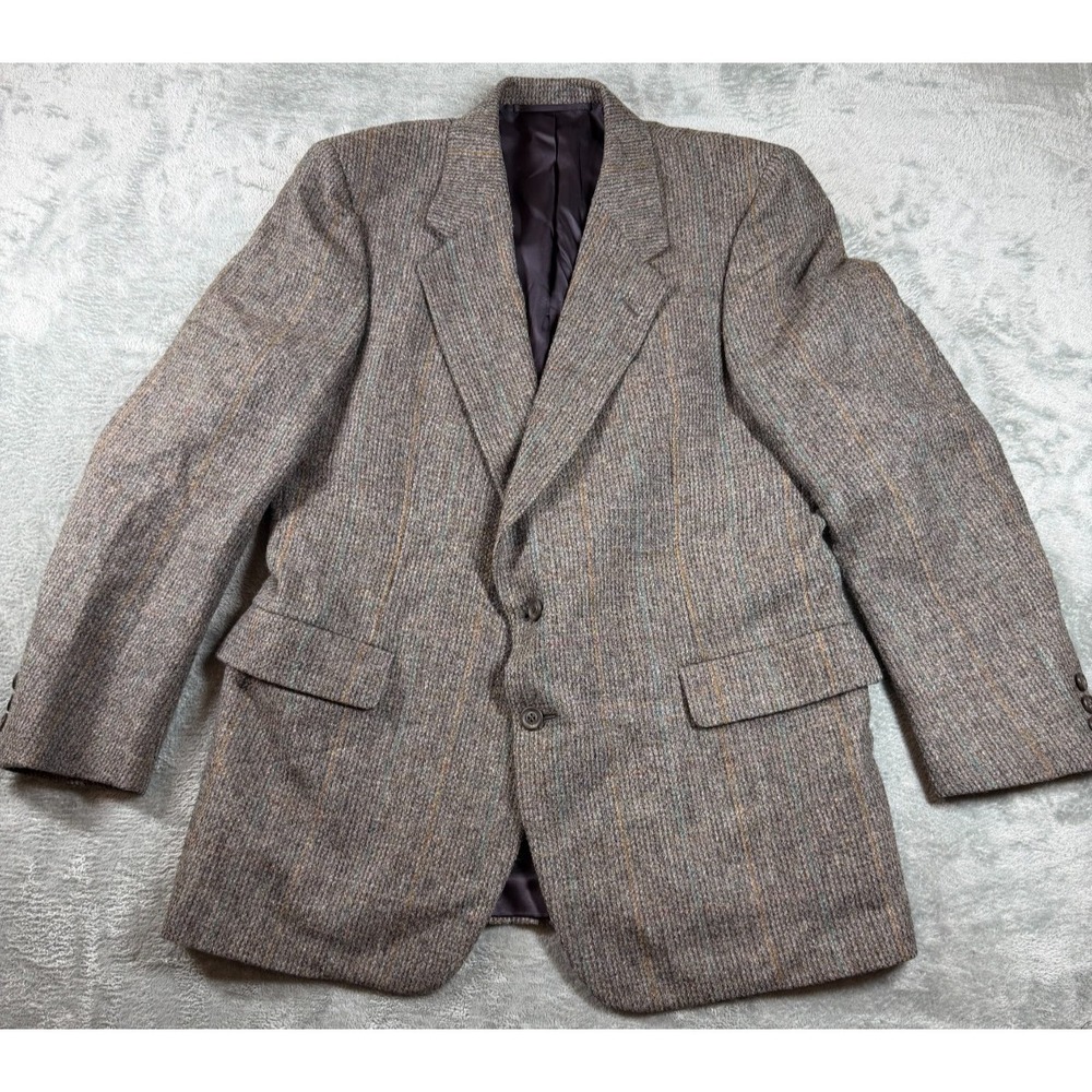 Vtg Hickey Freeman Boardroom Wool Sport Coat 41S Blazer Union Made USA